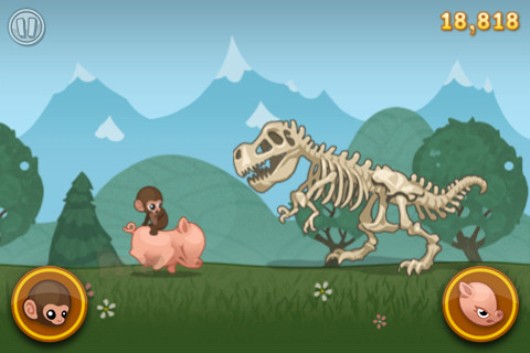 Baby Monkey (Going Backwards on a Pig) is free this Saturday, Game Crazy