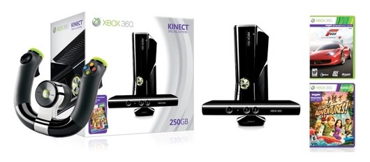12 Days of Joyswag: 250GB Xbox 360 with Kinect, Forza Motorsport 4, and Wireless Speed Wheel, Game Crazy
