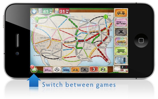 Ticket to Ride Pocket updates, adds asynchronous mode, Game Crazy