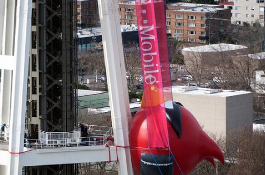 Seattle Space Needle is a giant Angry Birds slingshot, Game Crazy