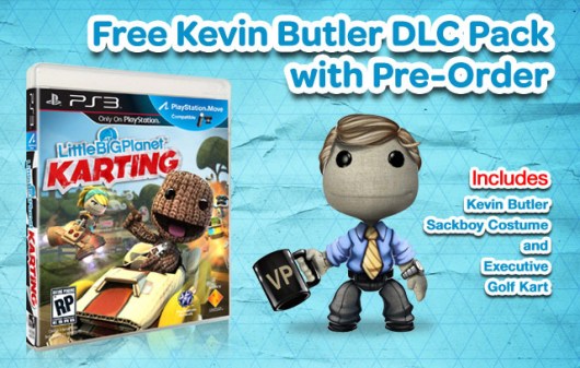 Kevin Butler is DLC in LittleBigPlanet Karting, Game Crazy