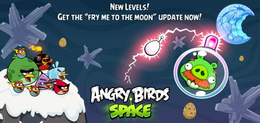 Angry Birds Space &#8216;Fry Me To The Moon&#8217; pack adds 10 levels for free, Game Crazy