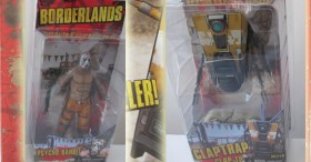 borderlands action figures clap trap and psycho coming out in may