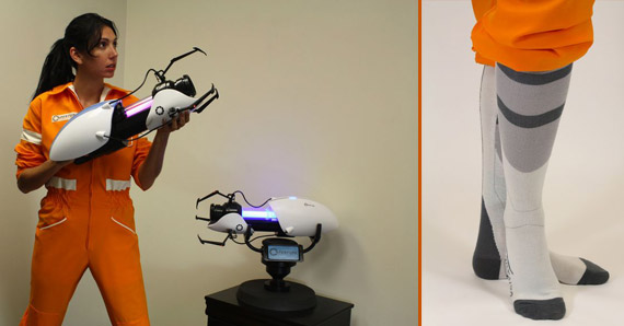 Portal 2 Gun Replicas and Jumpsuits: The Next Best Thing to Actually Putting Holes in the Wall, Game Crazy