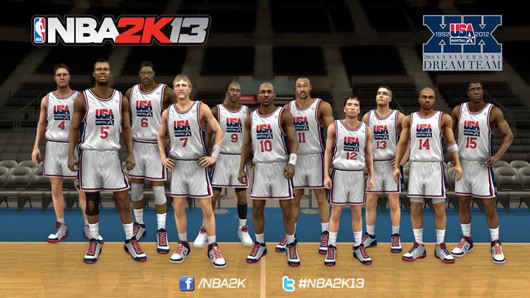 NBA 2K13 features US Olympic &#8216;Dream Team&#8217; along with 2012&#8217;s squad, Game Crazy