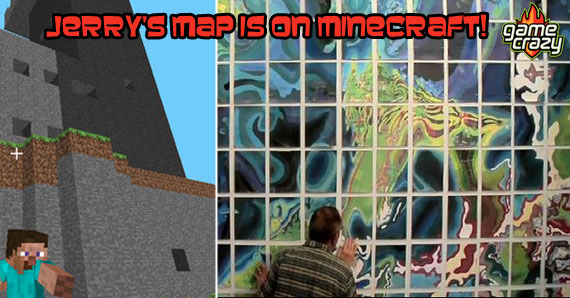 Jerry&#8217;s Map Comes to Minecraft &#8211; the art of Jerry Gretzinger Now At Your Fingertips, Game Crazy