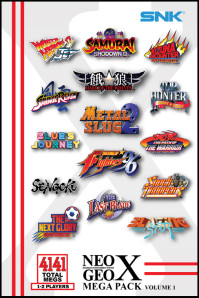 Here you can see the 15 classic Neo Geo titles being re-released for the Neo Geo X.